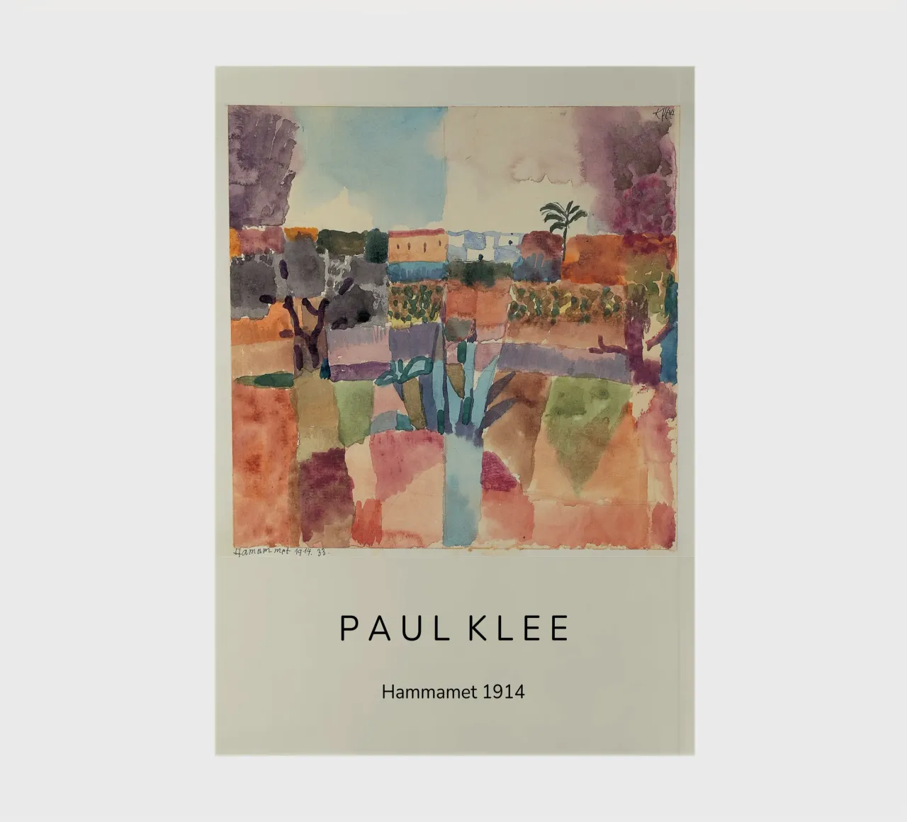 Paul Klee - Hammamet 1914 notebook by ARTOTHEK