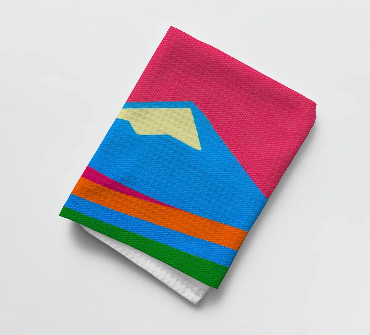 Il Monte Fuji: un'esplosione pop nel cuore del Giappone canovaccio da cucina da Affiches Soleil & Déco Lumineuse – Sunny