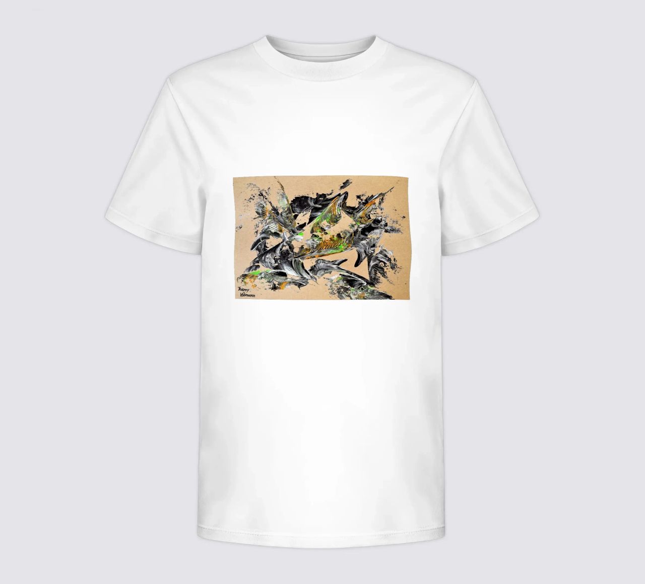 MESSAGE FROM THE HEART 30 t-shirt bambini da Thierry Vobmann Abstract painting