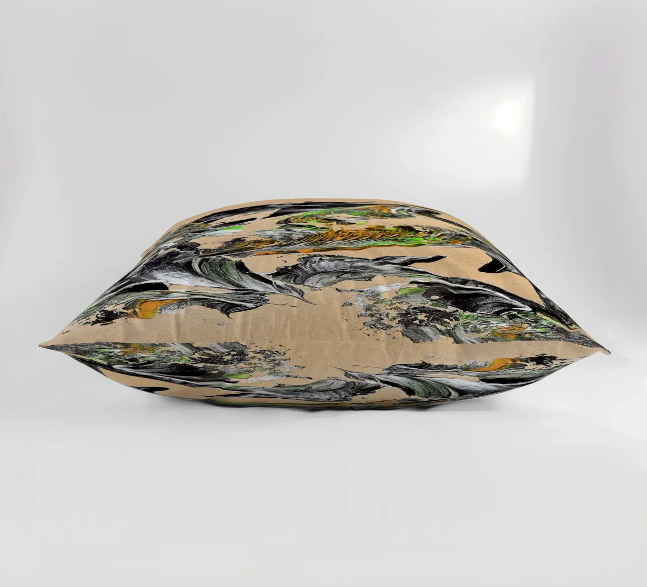 MESSAGE FROM THE HEART 30 cuscino da Thierry Vobmann Abstract painting