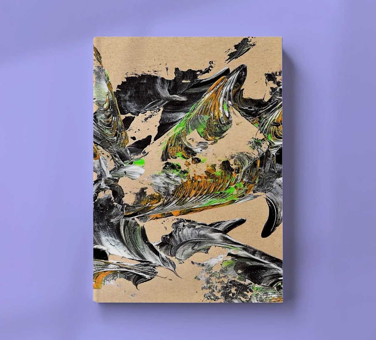MESSAGE FROM THE HEART 30 diario da Thierry Vobmann Abstract painting