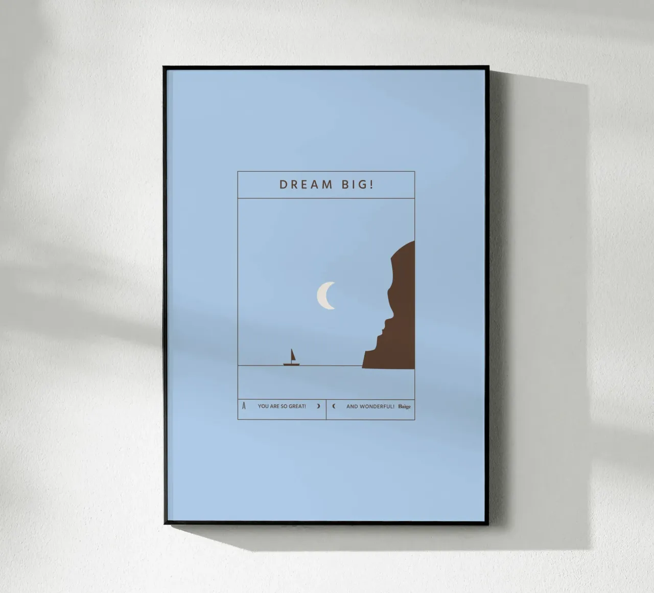 Dream Big! plexiglass da janamossmann