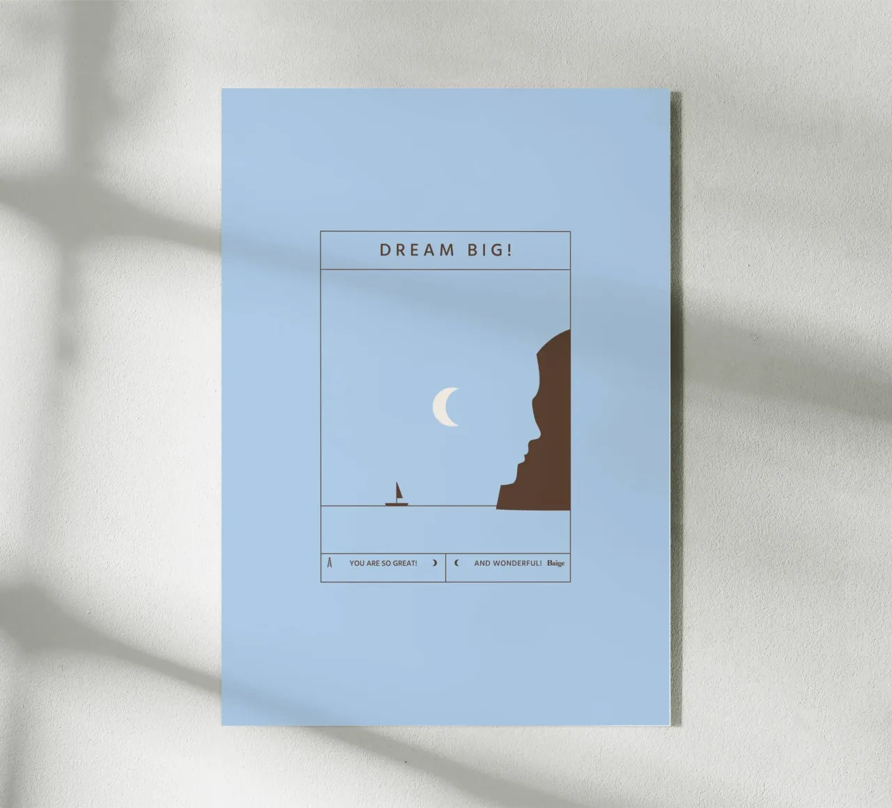 Dream Big! plexiglass da janamossmann