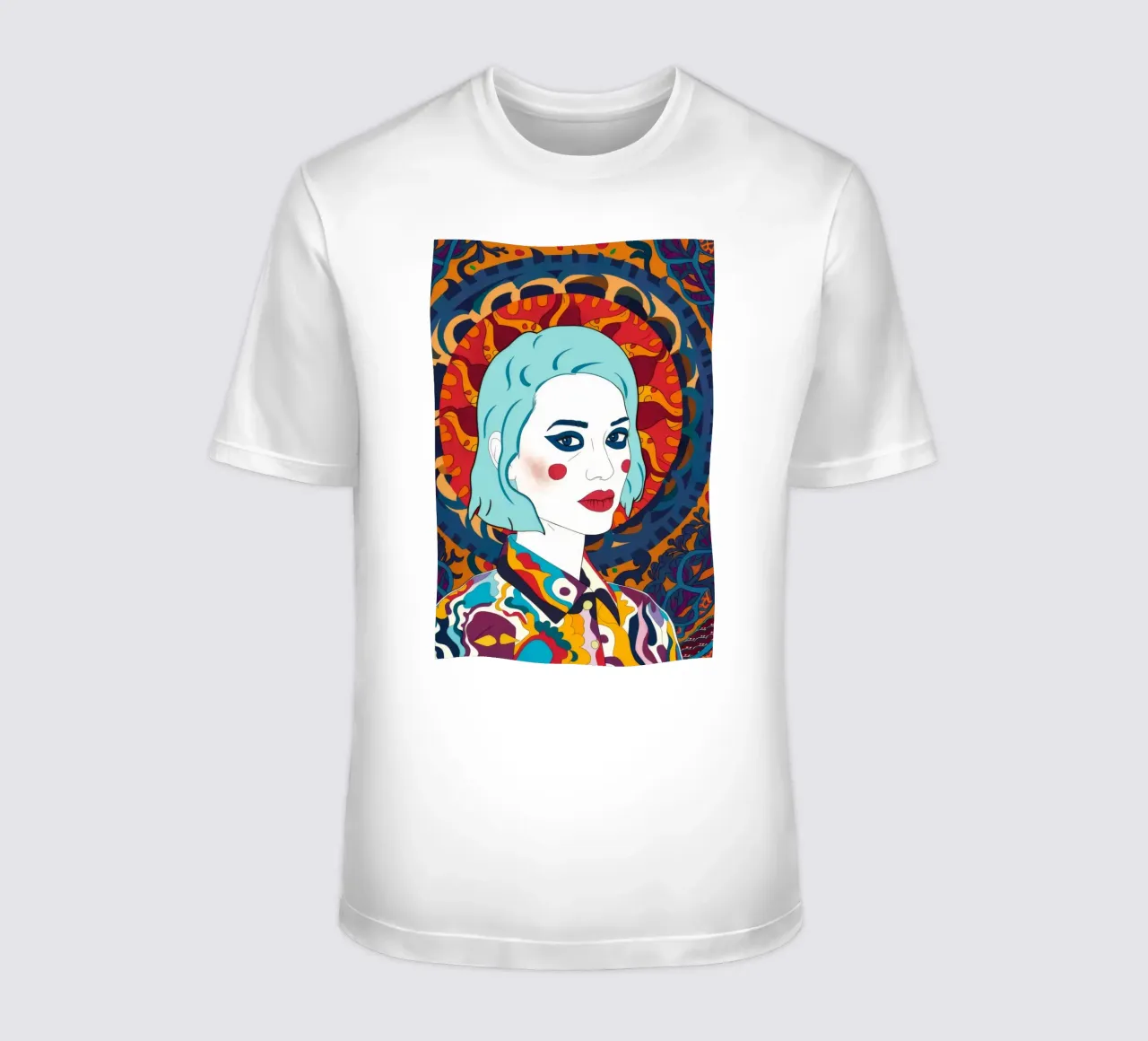 Ritratto caleidoscopico t-shirt da Ivory Frame