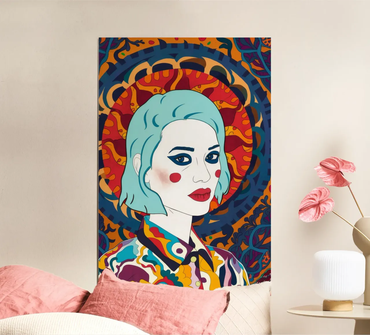 Ritratto caleidoscopico poster da Ivory Frame
