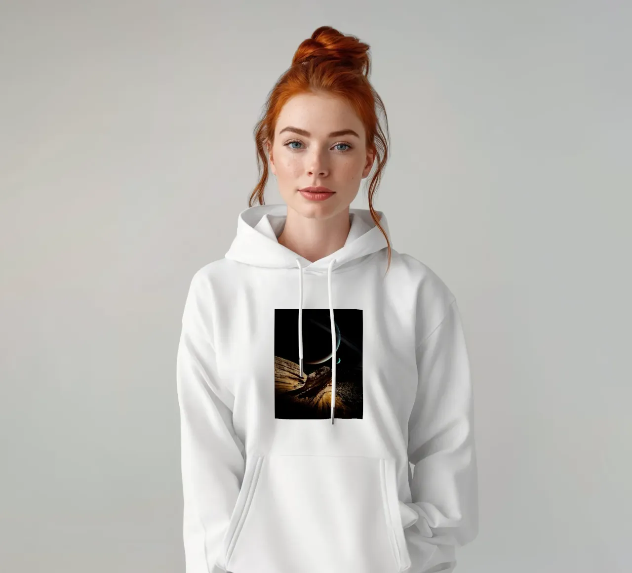 Chronis felpa con cappuccio da Stellar Dream Art