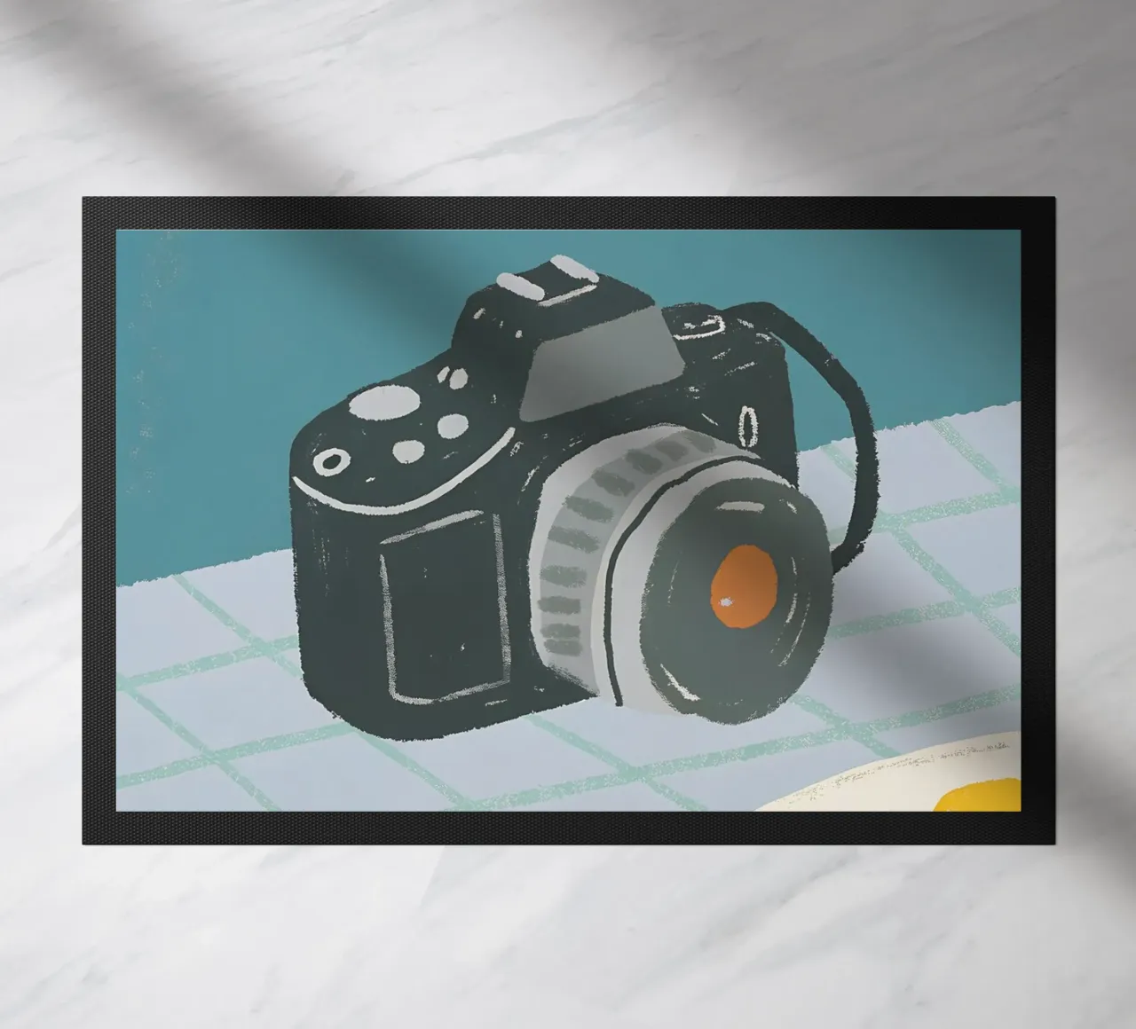 DSLR Camera doormat by PERSONAL TOUCH