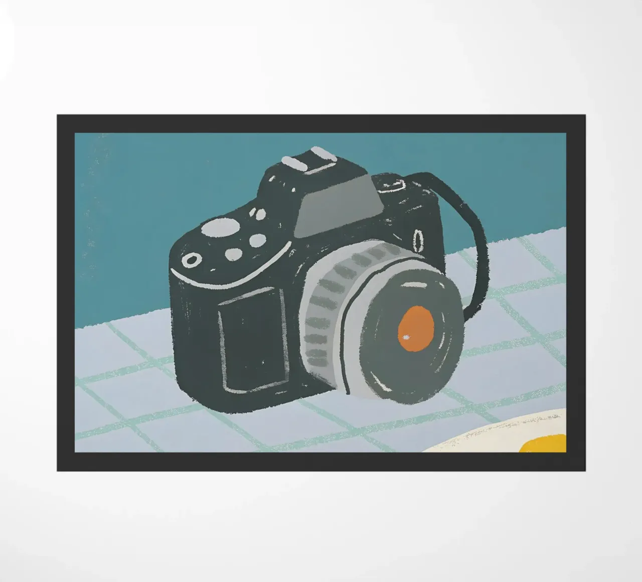 DSLR Camera doormat by PERSONAL TOUCH