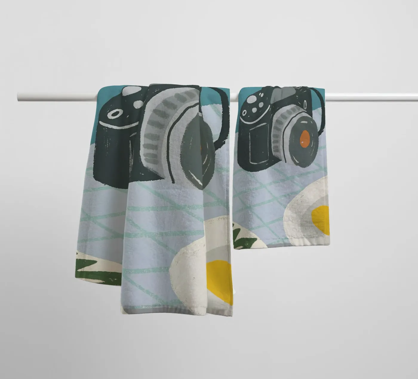 Spiegelreflexcamera badhanddoek van PERSONAL TOUCH