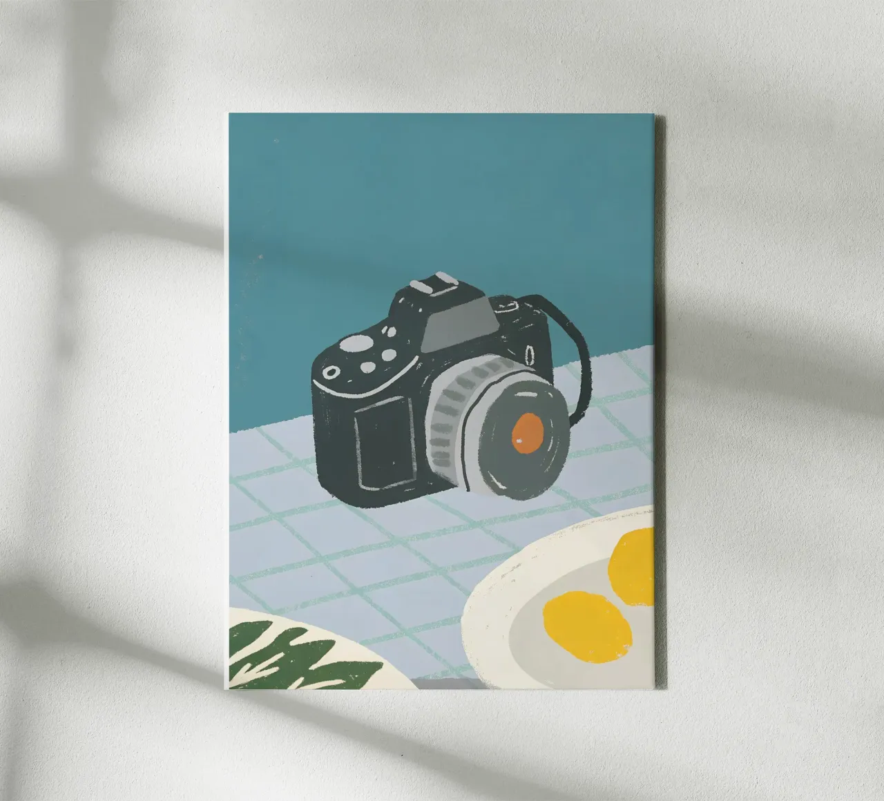 Spiegelreflexcamera canvas met Baklijst van PERSONAL TOUCH