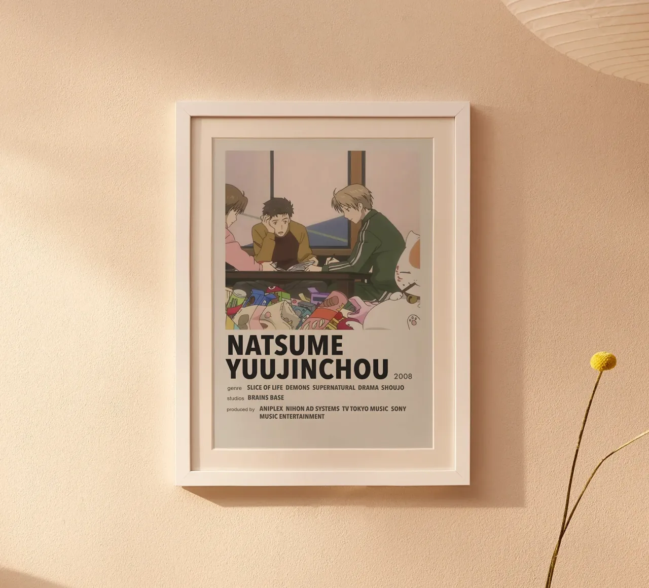 NATSUME YUUJINCHOU  2008 poster da Totoya