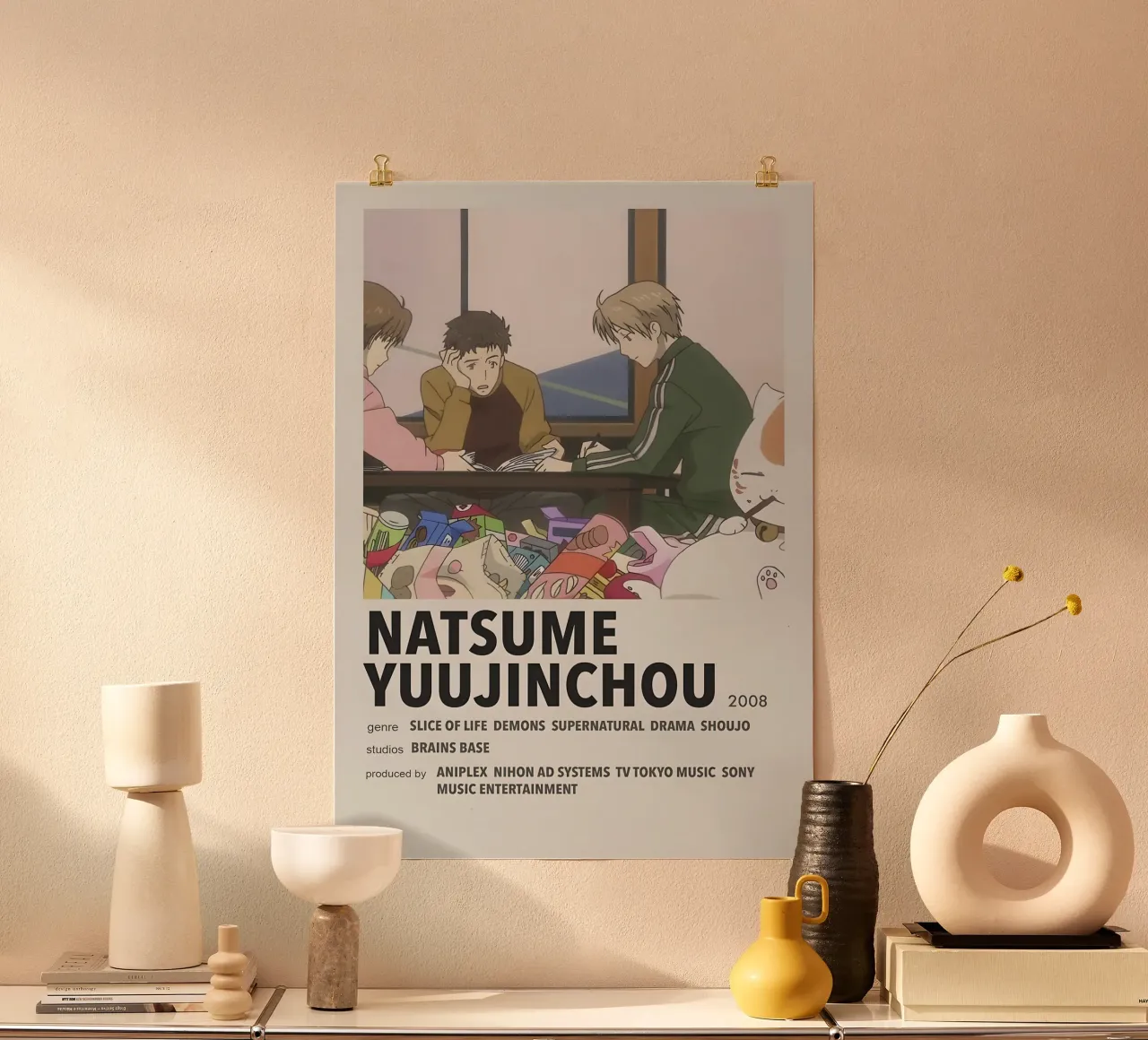 NATSUME YUUJINCHOU  2008 poster da Totoya