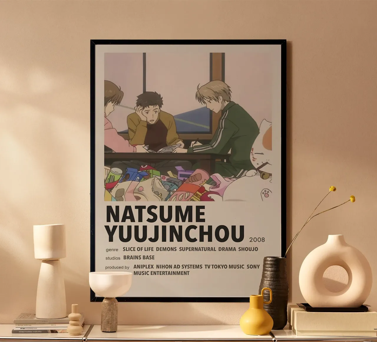 NATSUME YUUJINCHOU  2008 poster da Totoya