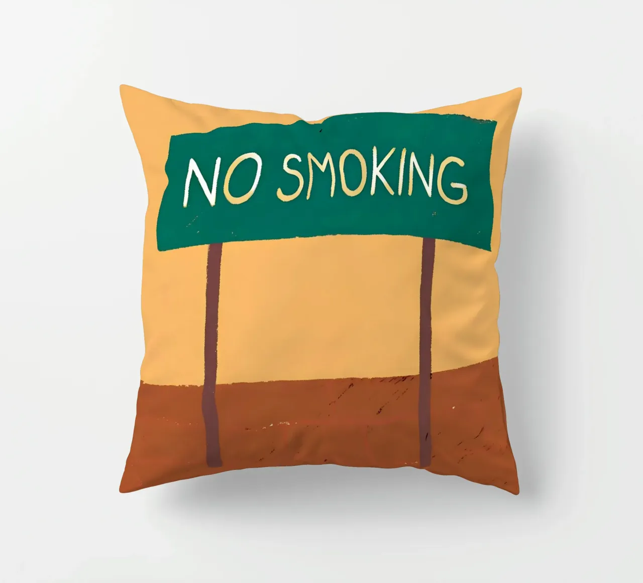 No Smoking decorative cushion by PERSONAL TOUCH