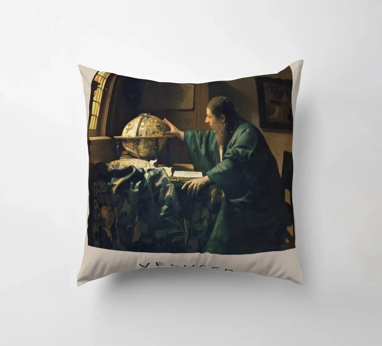 Vermeer - L'astronomo cuscino da ARTOTHEK