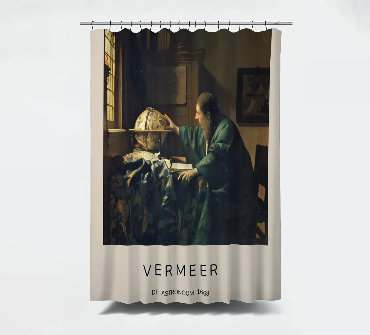 Vermeer - Der Astronom Duschvorhang von ARTOTHEK