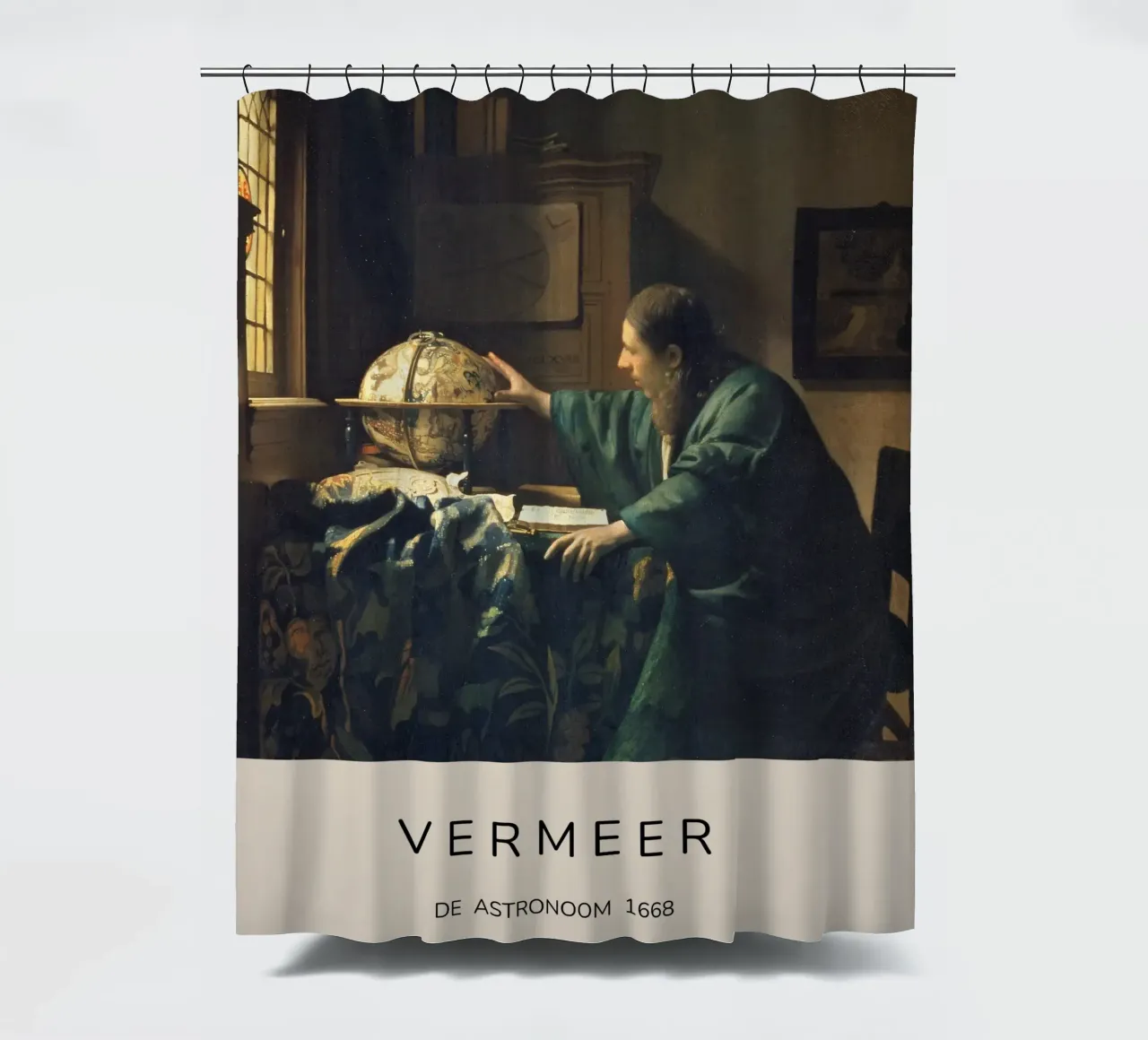 Vermeer - Der Astronom Duschvorhang von ARTOTHEK