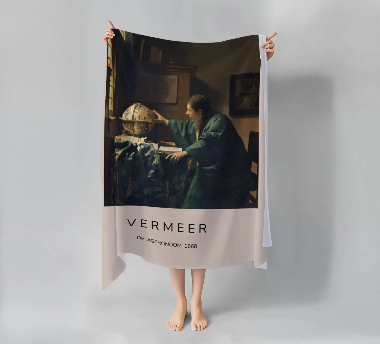 Vermeer - L'astronomo telo mare da ARTOTHEK