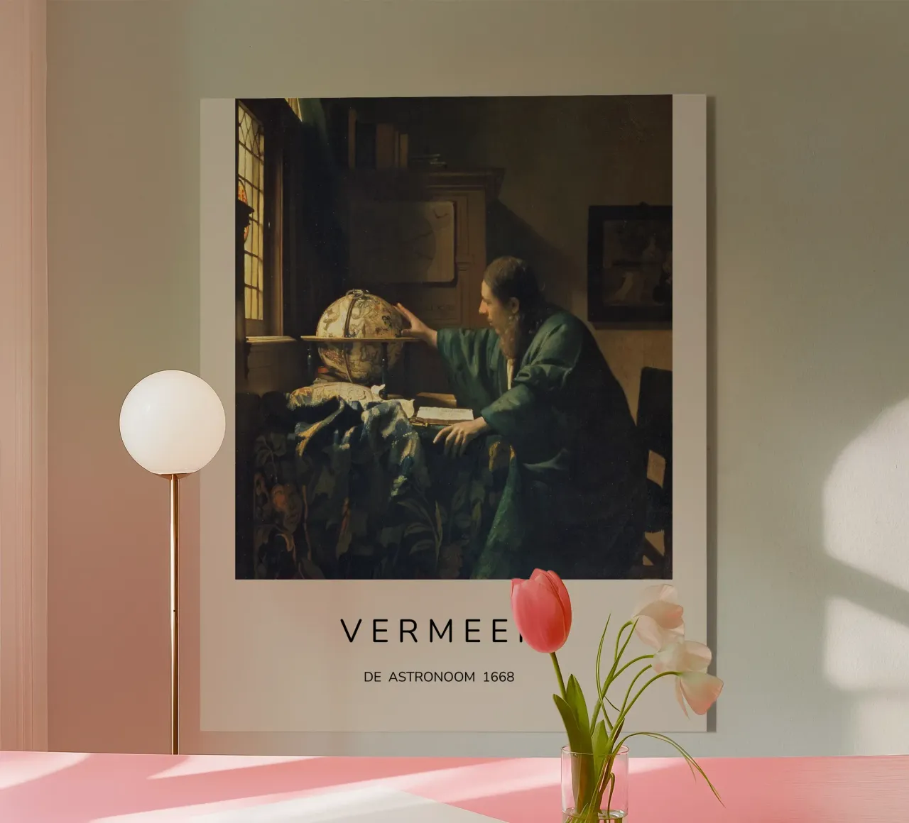Vermeer - L'astronomo plexiglass da ARTOTHEK