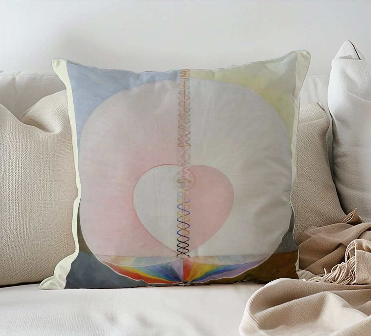 Hilma af Klint - The Dove, No. 1 cuscino da Vintage by JUNIQE