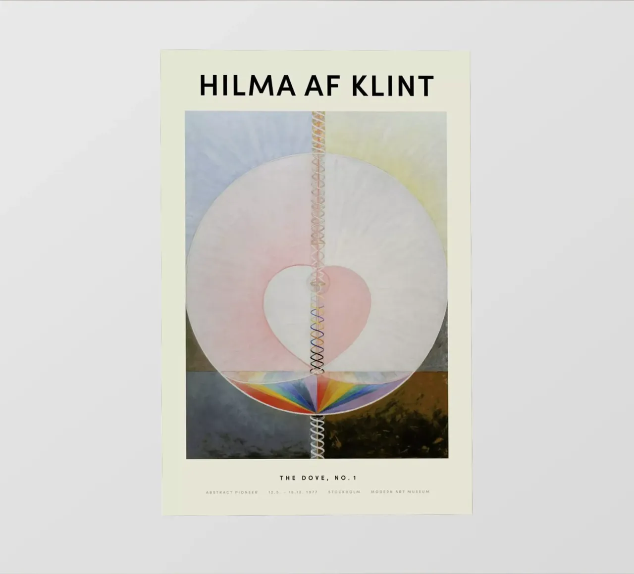 Hilma af Klint - The Dove, No. 1 pellicola backlit da Vintage by JUNIQE