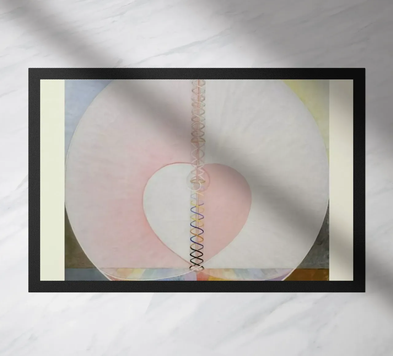 Hilma af Klint - The Dove, No. 1 deurmat van Vintage by JUNIQE