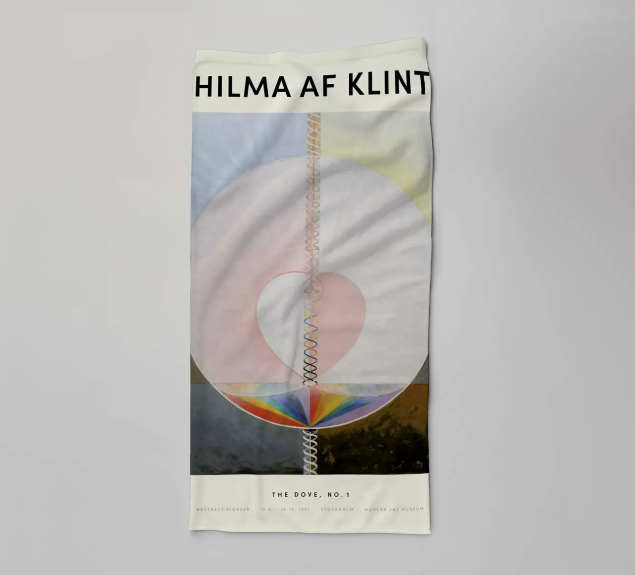 Hilma af Klint - The Dove, No. 1 asciugamano da bagno da Vintage by JUNIQE