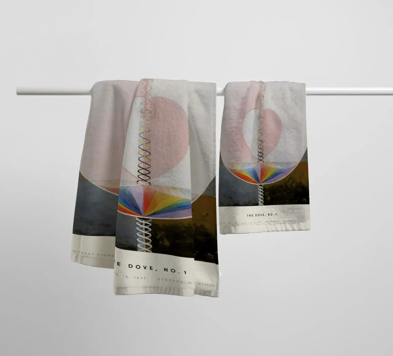 Hilma af Klint - The Dove, No. 1 asciugamano da bagno da Vintage by JUNIQE