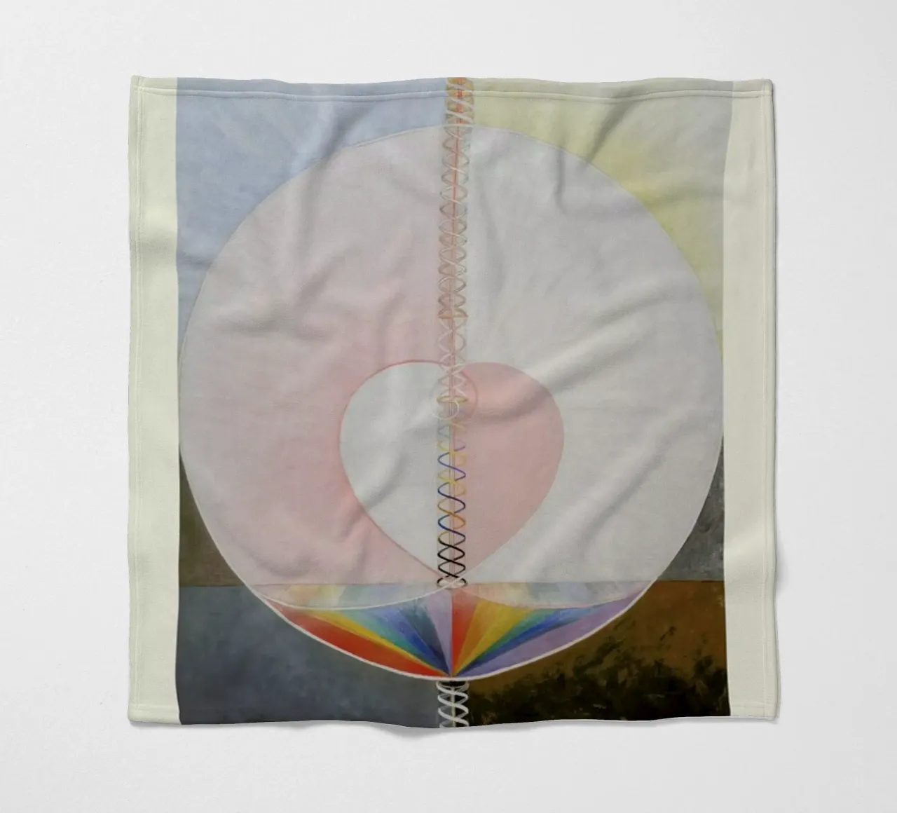 Hilma af Klint - The Dove, No. 1 manta de franela de Vintage by JUNIQE
