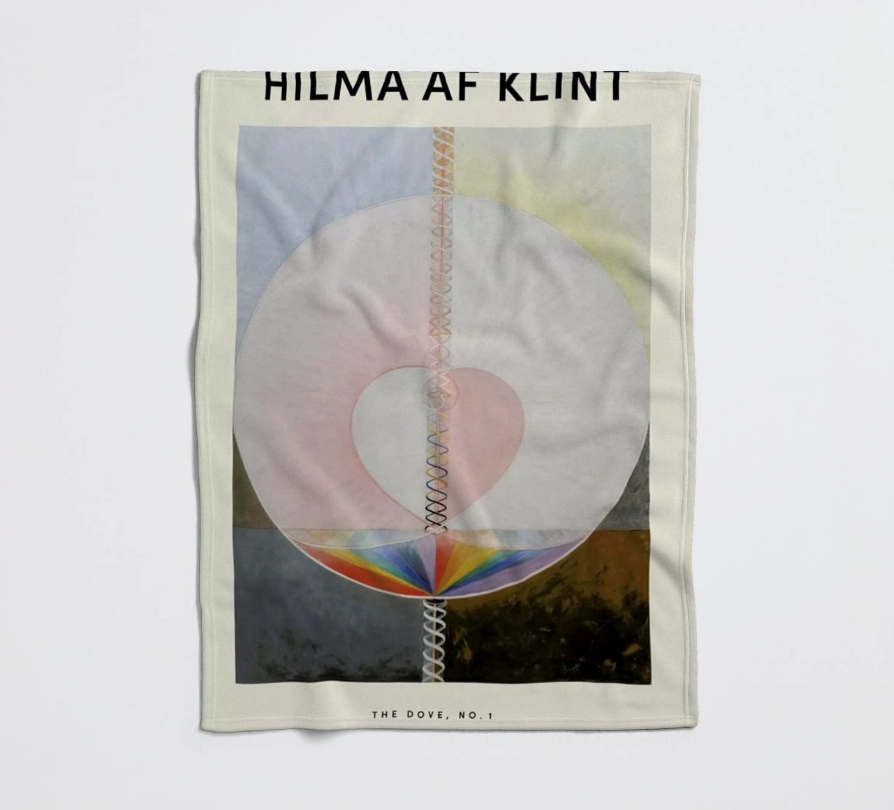 Hilma af Klint - The Dove, No. 1 coperta in pile da Vintage by JUNIQE