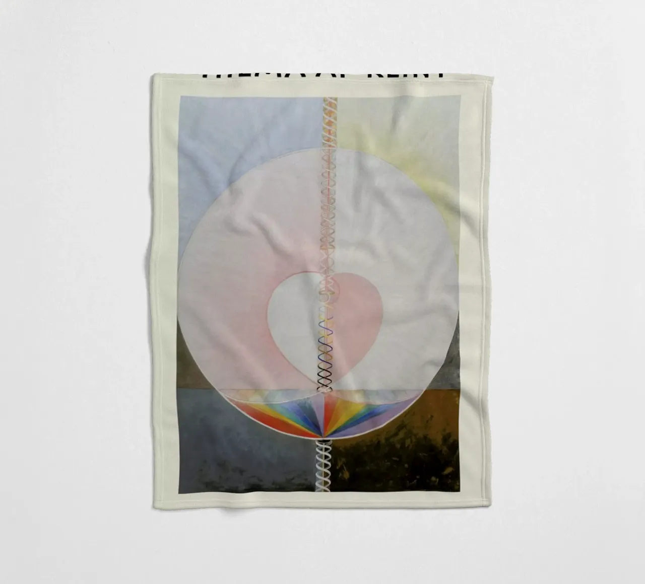 Hilma af Klint - The Dove, No. 1 manta de franela de Vintage by JUNIQE