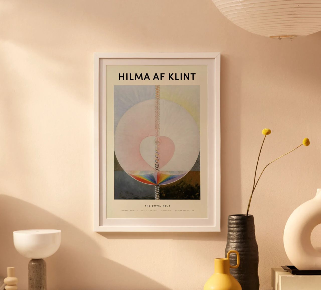 Hilma af Klint - The Dove, No. 1 carta hahnemühle da Vintage by JUNIQE