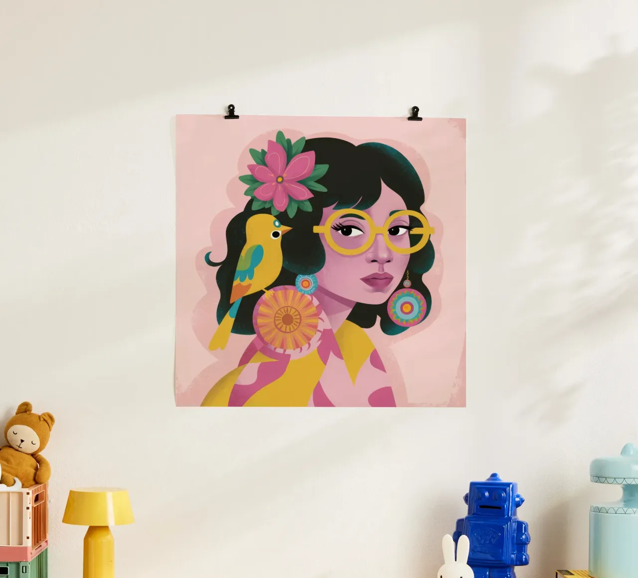 Armonia tropicale poster da Ivory Frame