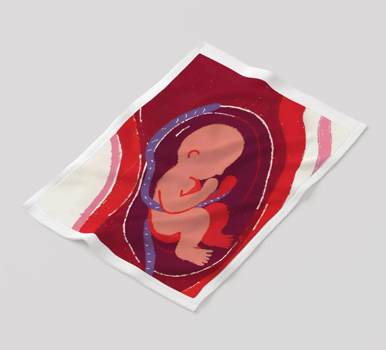 Il bambino nel grembo materno coperta in pile da PERSONAL TOUCH