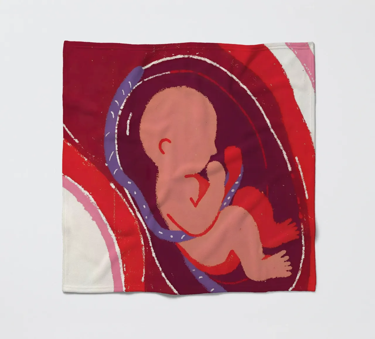 Il bambino nel grembo materno coperta in pile da PERSONAL TOUCH