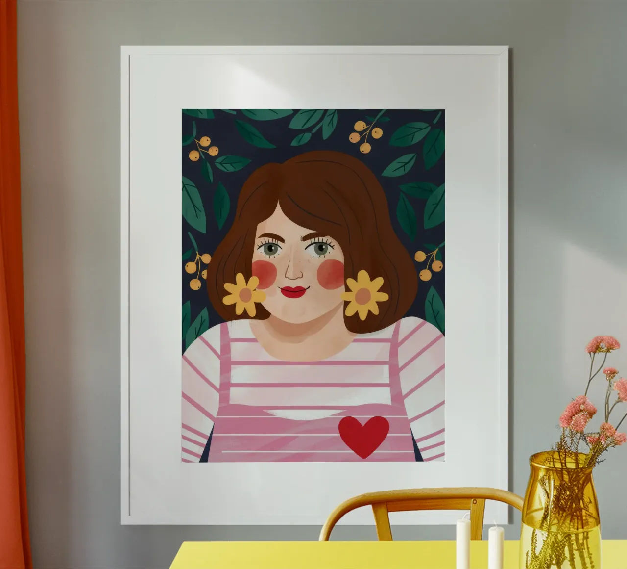 Fiori di cuore carta hahnemühle da Ivory Frame