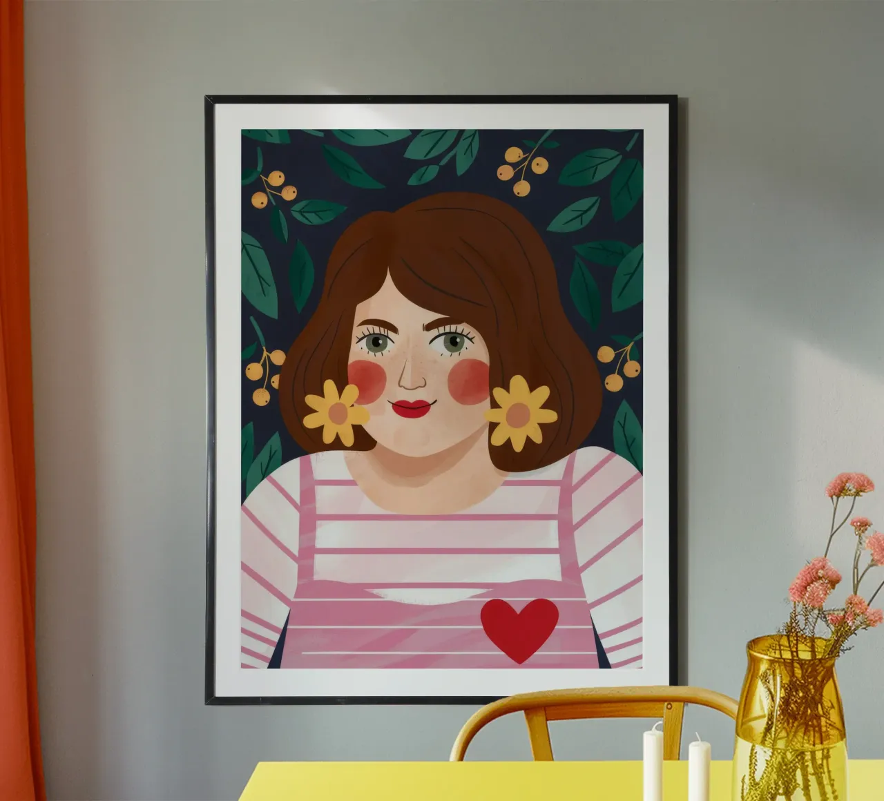 Fiori di cuore carta hahnemühle da Ivory Frame