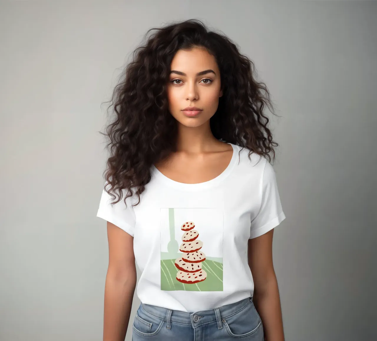 Delicious Bread women's fitted t-shirt by PERSONAL TOUCH