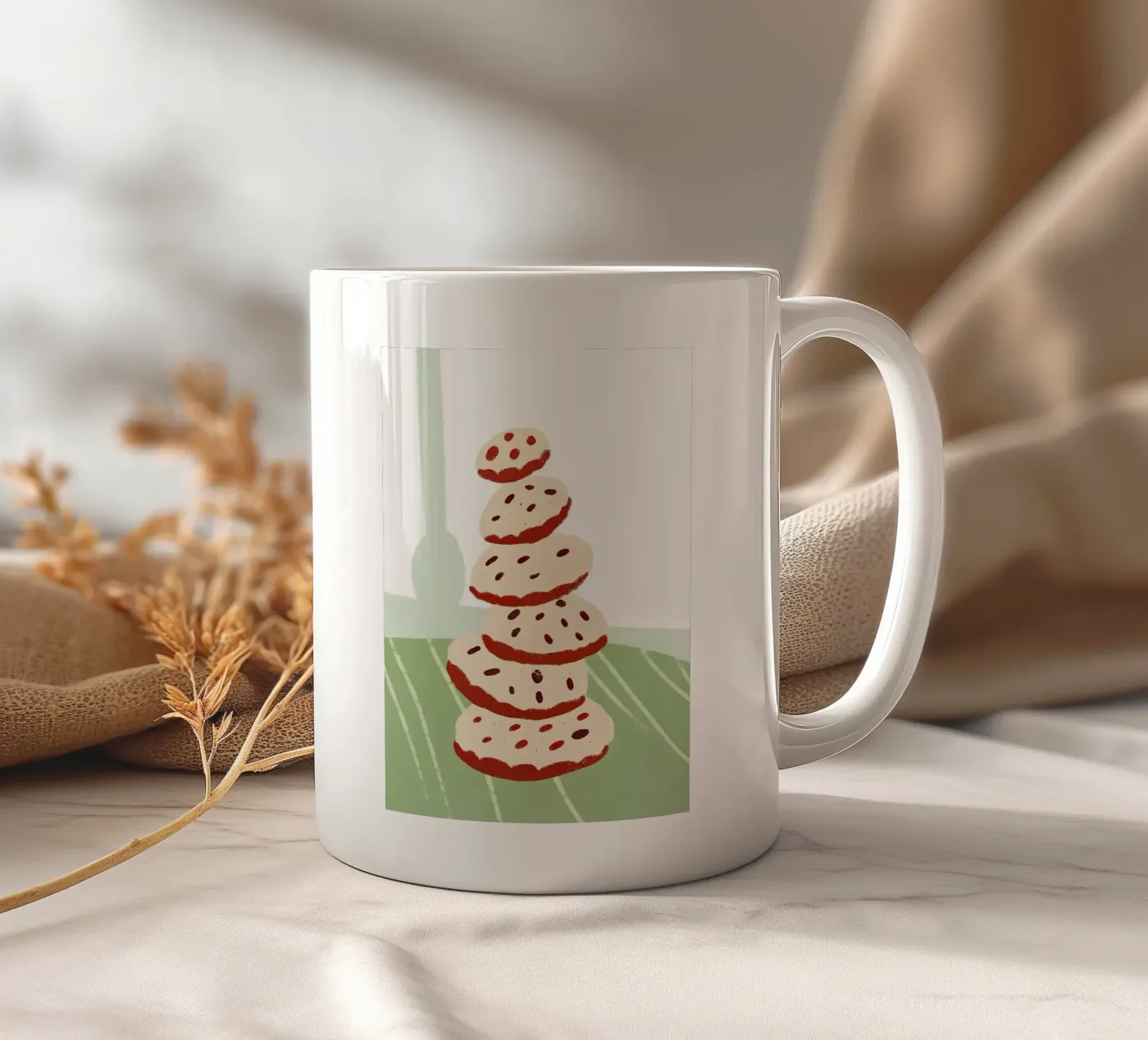 Delicious Bread ceramic mug by PERSONAL TOUCH
