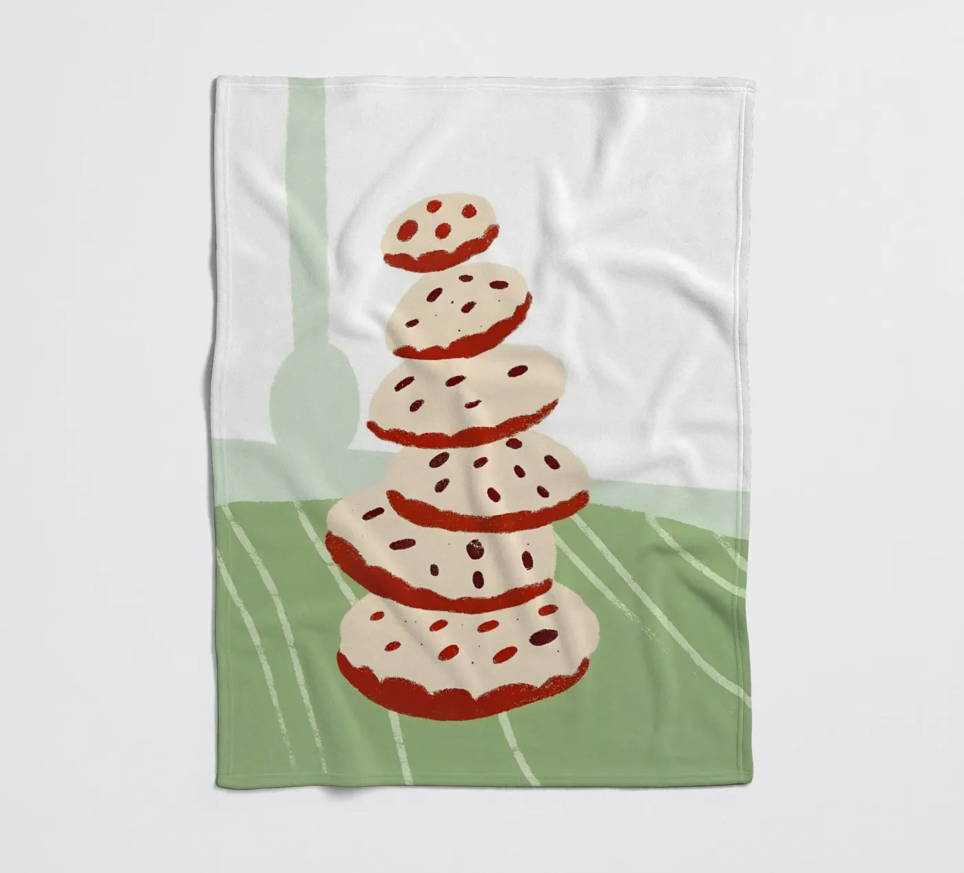 Delicious Bread fleece blanket by PERSONAL TOUCH