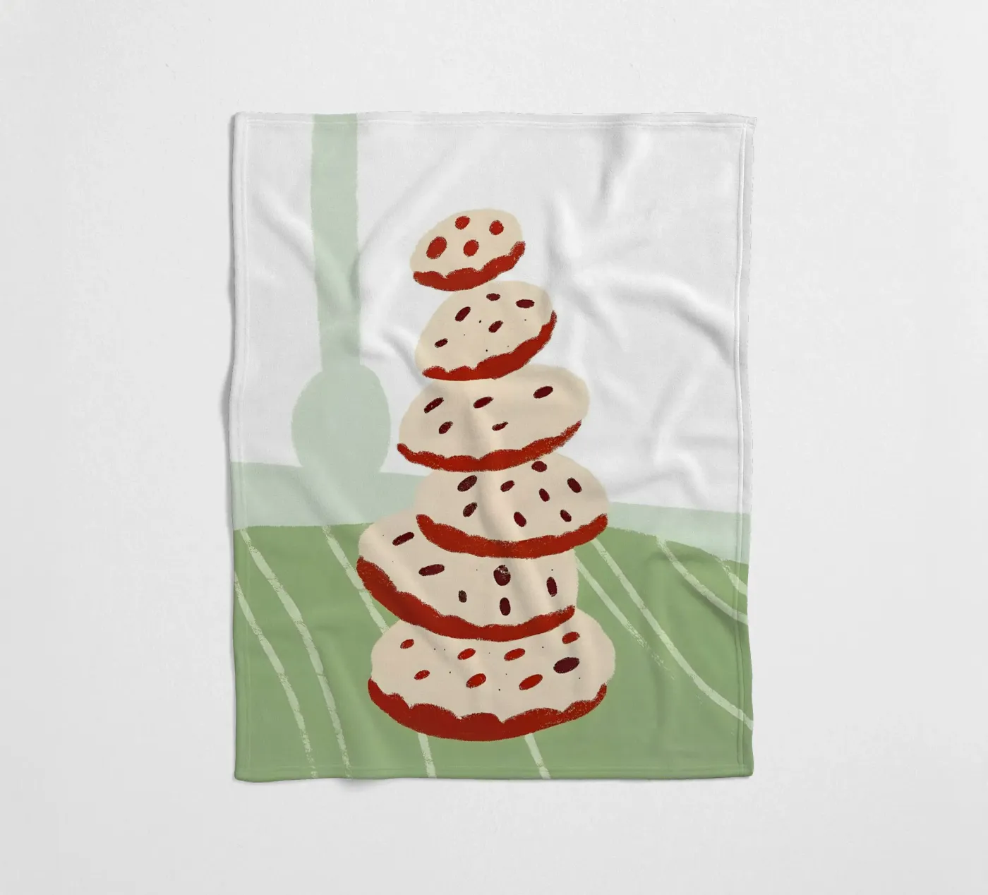 Delicious Bread fleece blanket by PERSONAL TOUCH