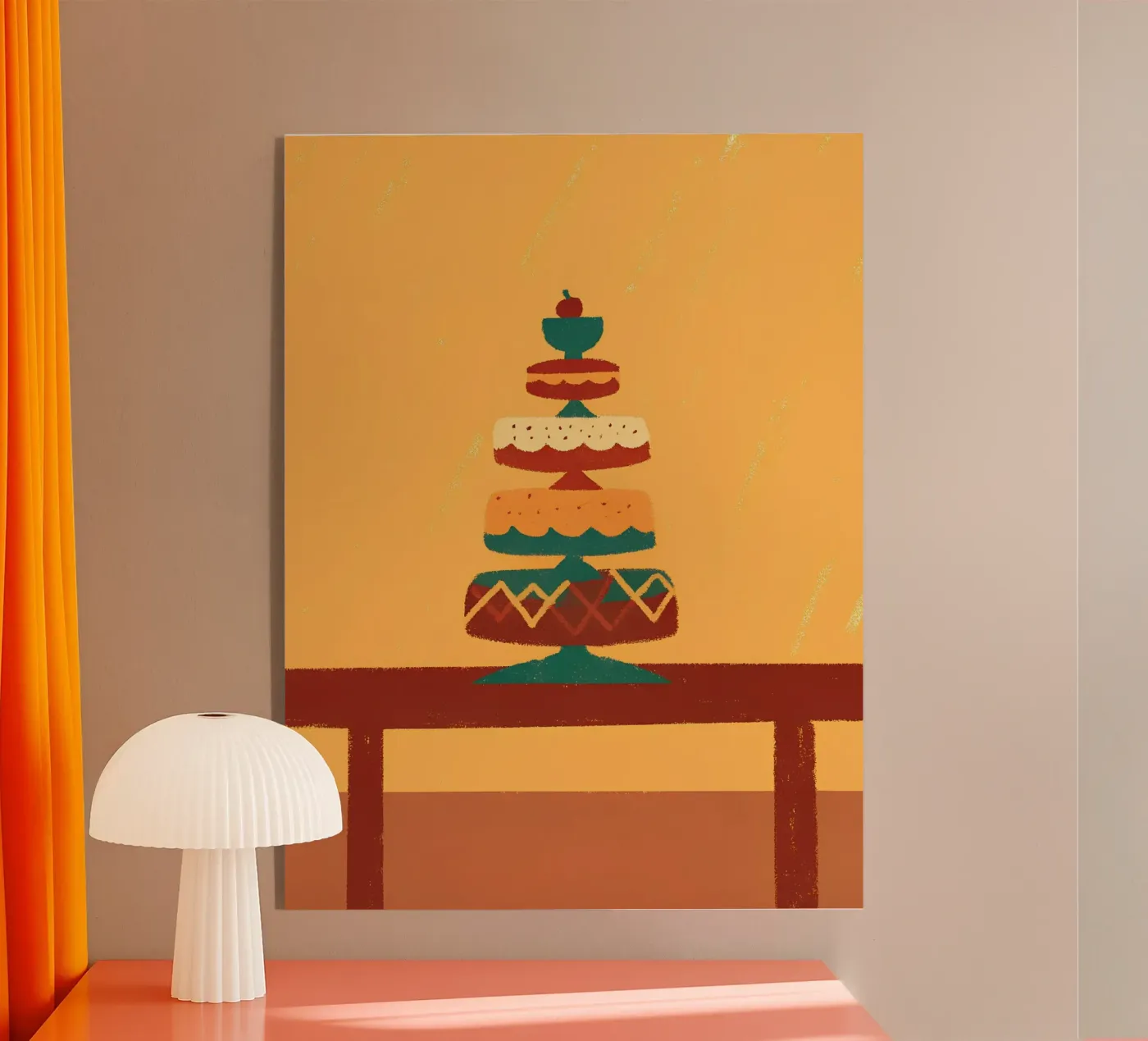 Delicious Bread Acryl-Glas von PERSONAL TOUCH