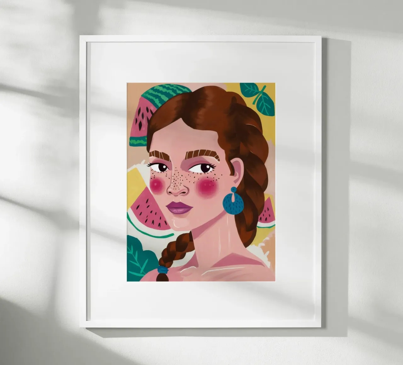 Fruchtbare Zöpfe Hahnemühle von Ivory Frame