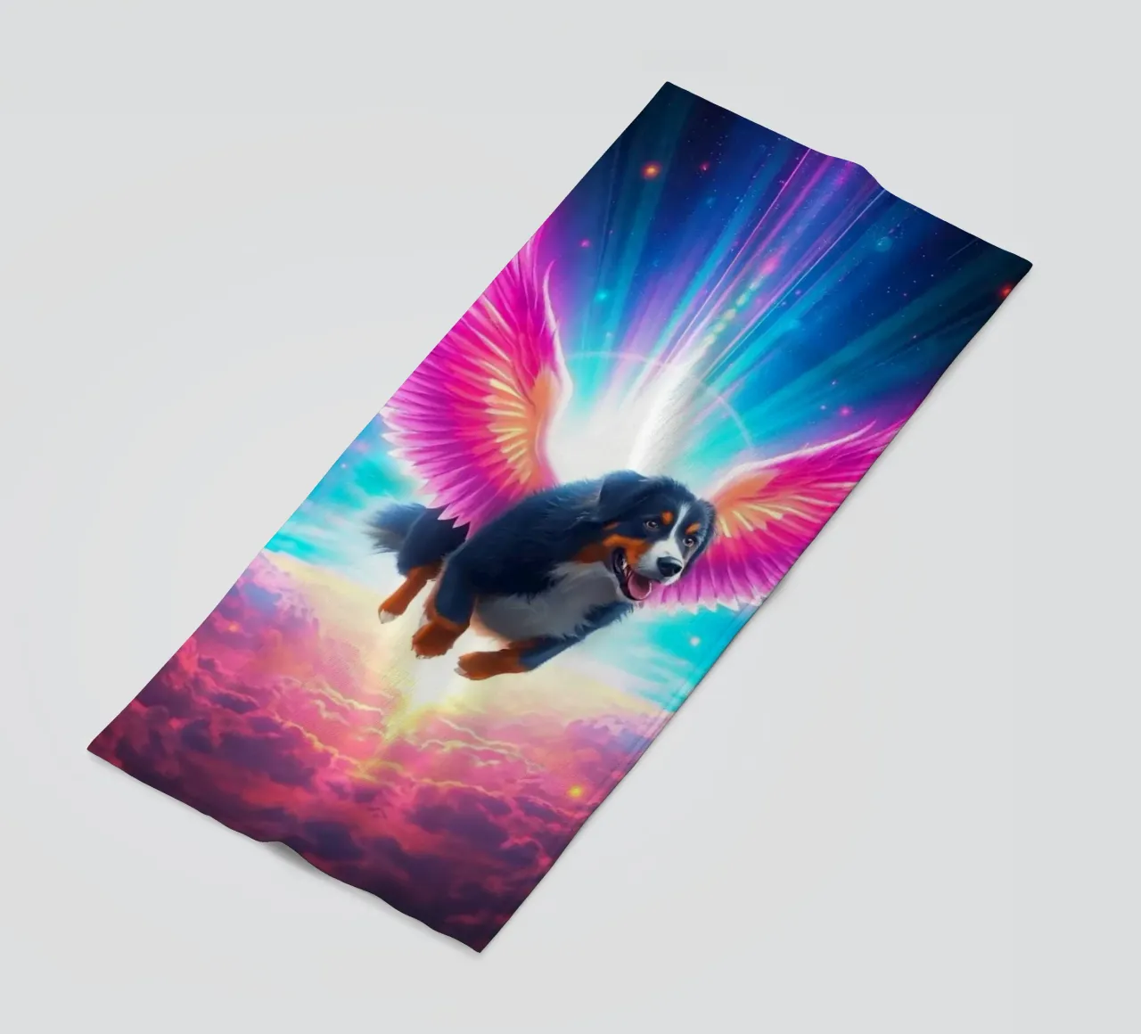 An Angel of Heaven #56 beach towel by Yumis.Beargang.and.Me