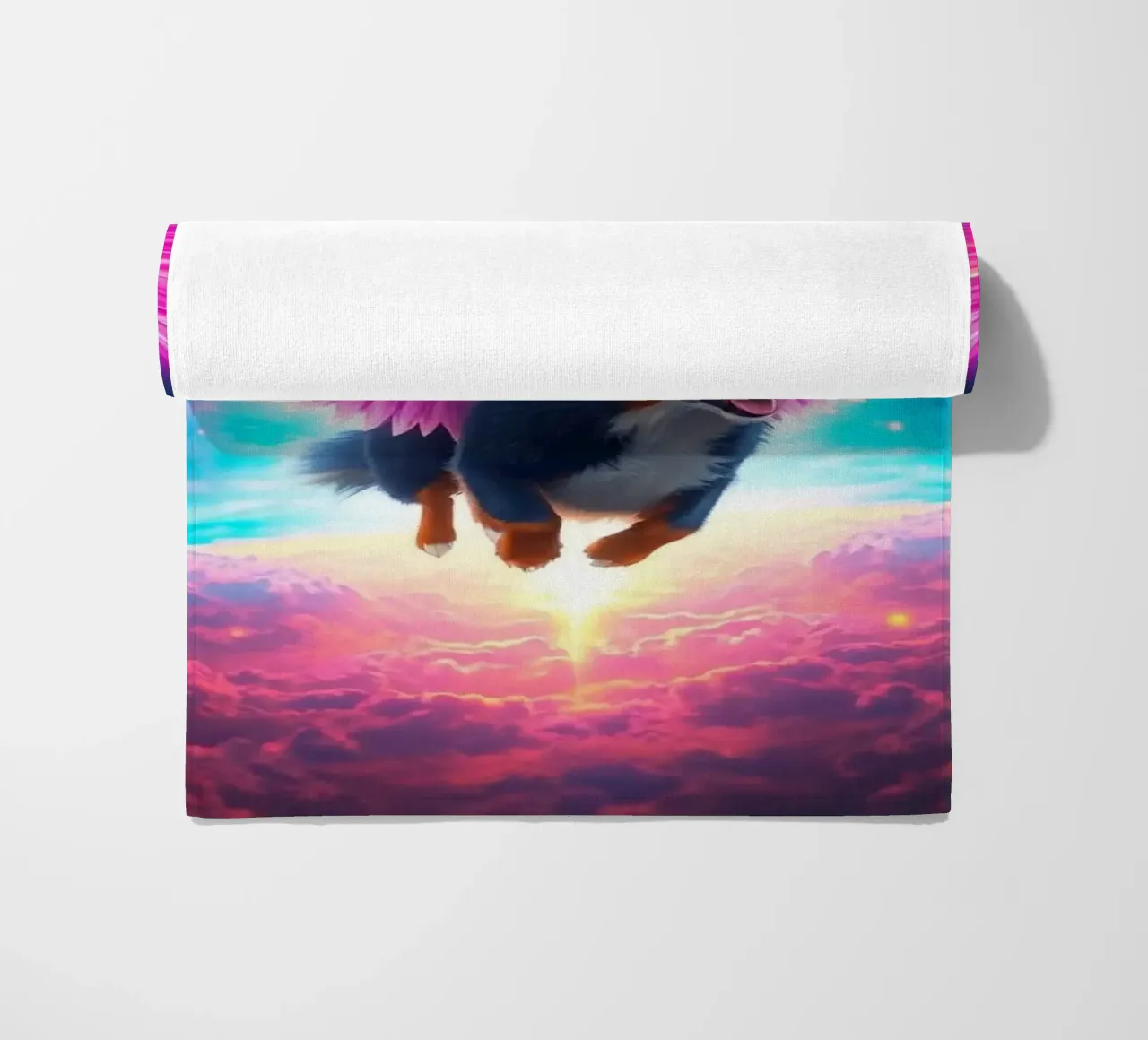 An Angel of Heaven #56 beach towel by Yumis.Beargang.and.Me