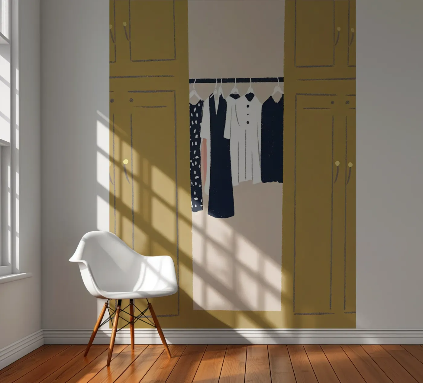 Wardrobe fotobehang van PERSONAL TOUCH