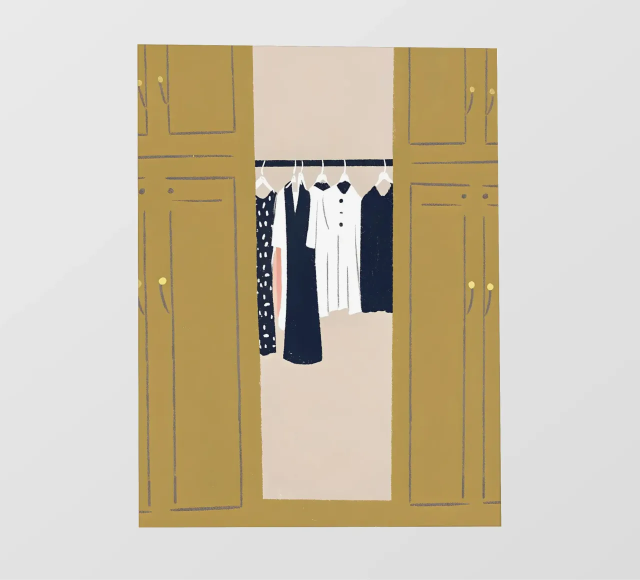 Wardrobe photo wallpaper by PERSONAL TOUCH