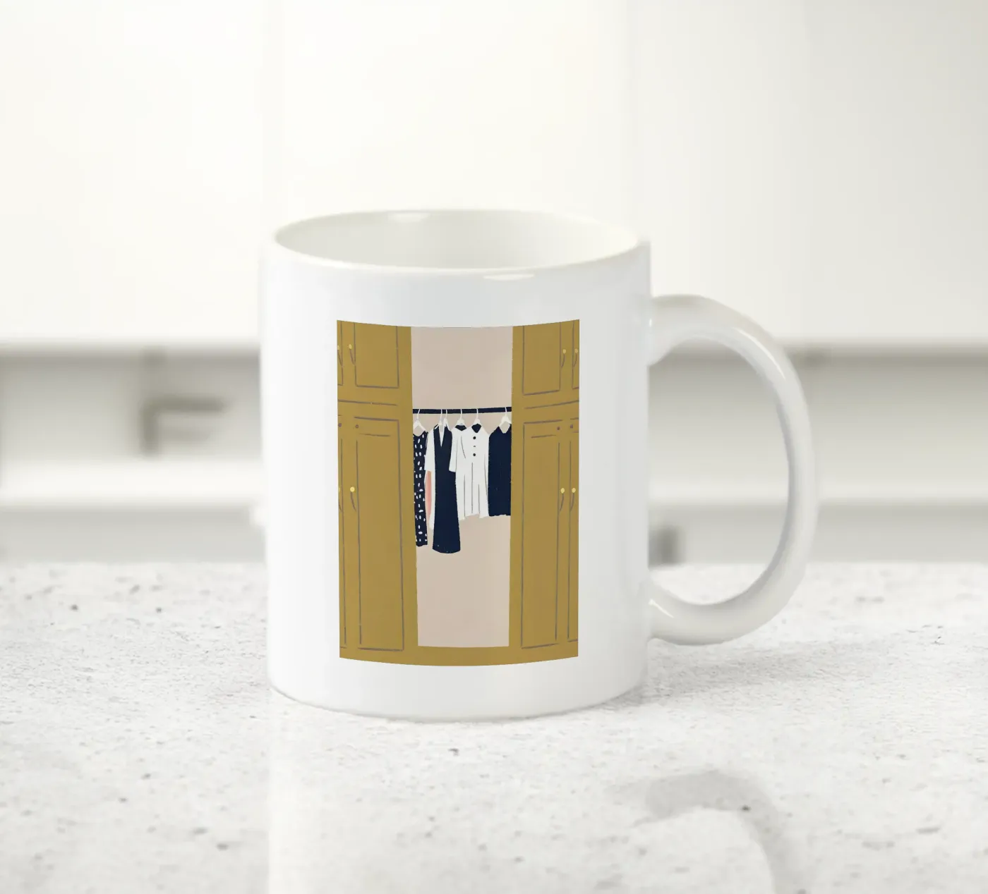 Wardrobe ceramic mug by PERSONAL TOUCH