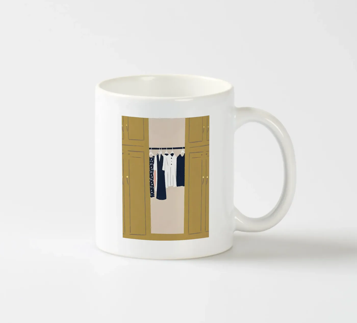 Wardrobe ceramic mug by PERSONAL TOUCH