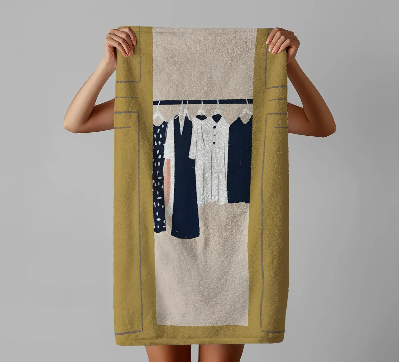 Wardrobe towel by PERSONAL TOUCH